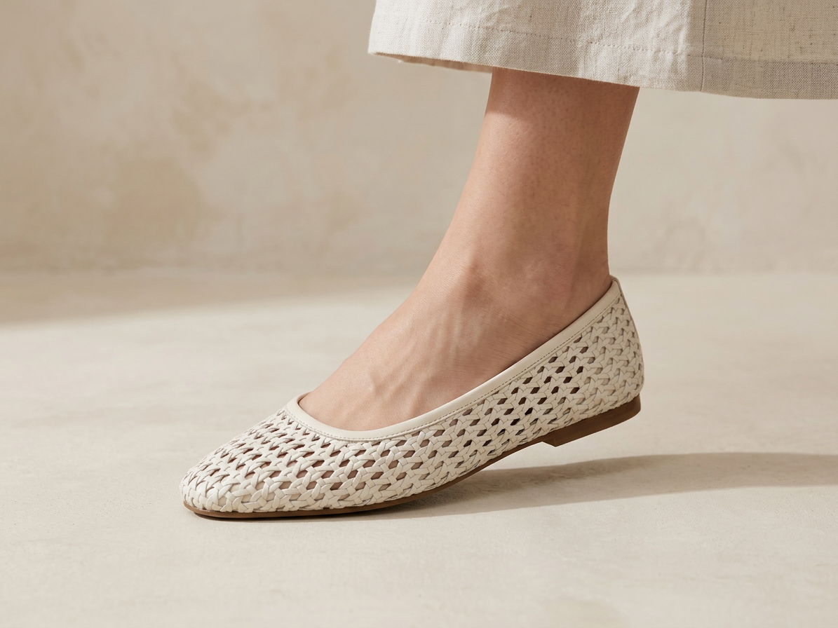 Braided Ballet Off-White